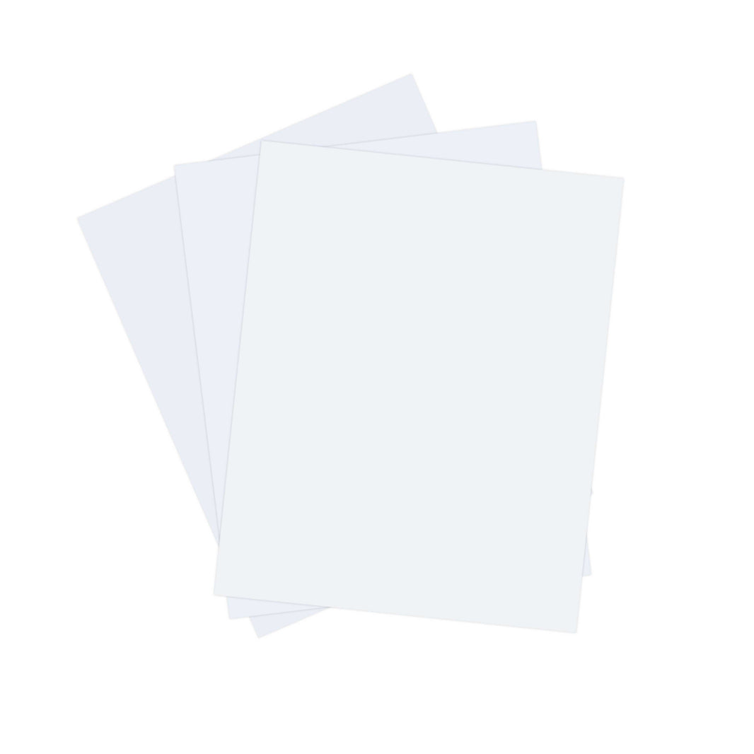 8" x 10" Airbrush Stencil Blanks (Pack of 3 Sheets) - Make, Cut Your Own Stencil Designs - Thick Reusable Mylar