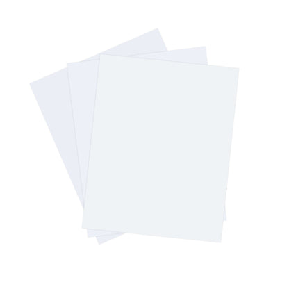 8" x 10" Airbrush Stencil Blanks (Pack of 3 Sheets) - Make, Cut Your Own Stencil Designs - Thick Reusable Mylar