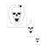 Custom Shop Airbrush Stencil Skull Design Set #3 (3 Different Scale Sizes) - 3 Laser Cut Reusable Templates