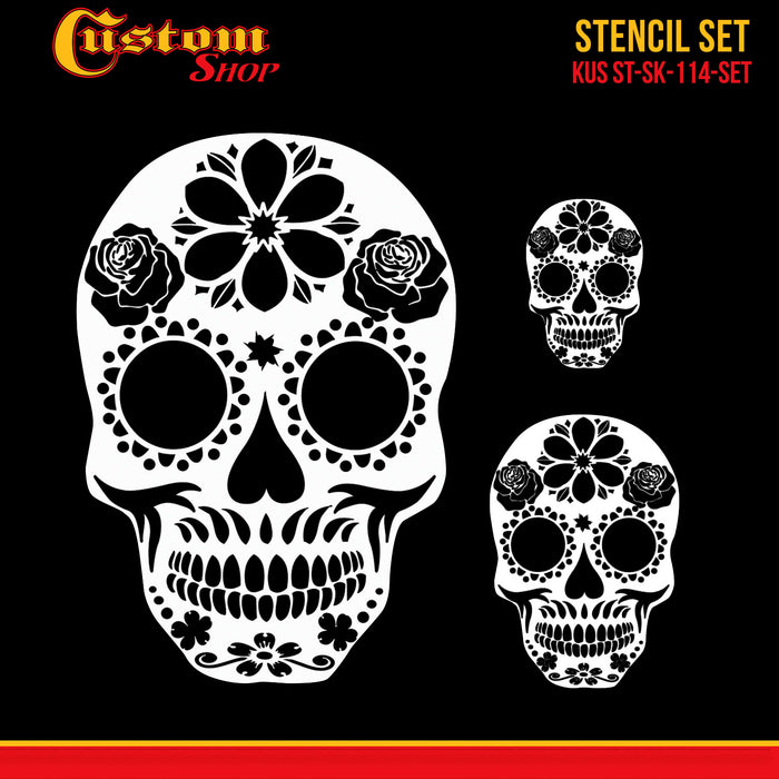 airbrush-sugar-skull-day-of-the-dead-stencil-set-skull-design-14-tcp-global for Free Printable High Resolution Free Printable Airbrush Stencils Airbrush Sugar Skull day of The Dead Stencil Set Skull Design #14 — TCP Global for Free Printable High Resolution Free Printable Airbrush Stencils
