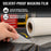 Custom Shop 18" x 150' Roll of Semi-Transparent Masking Film/Frisket for Artists, Airbrush Graphics, Auto, Tracing, Cutting Templates, Stencil Making