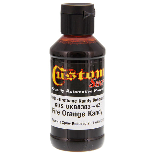 Fire Orange Kandy - Urethane Kandy Basecoat Midcoat, 4 oz (Ready-to-Spray)