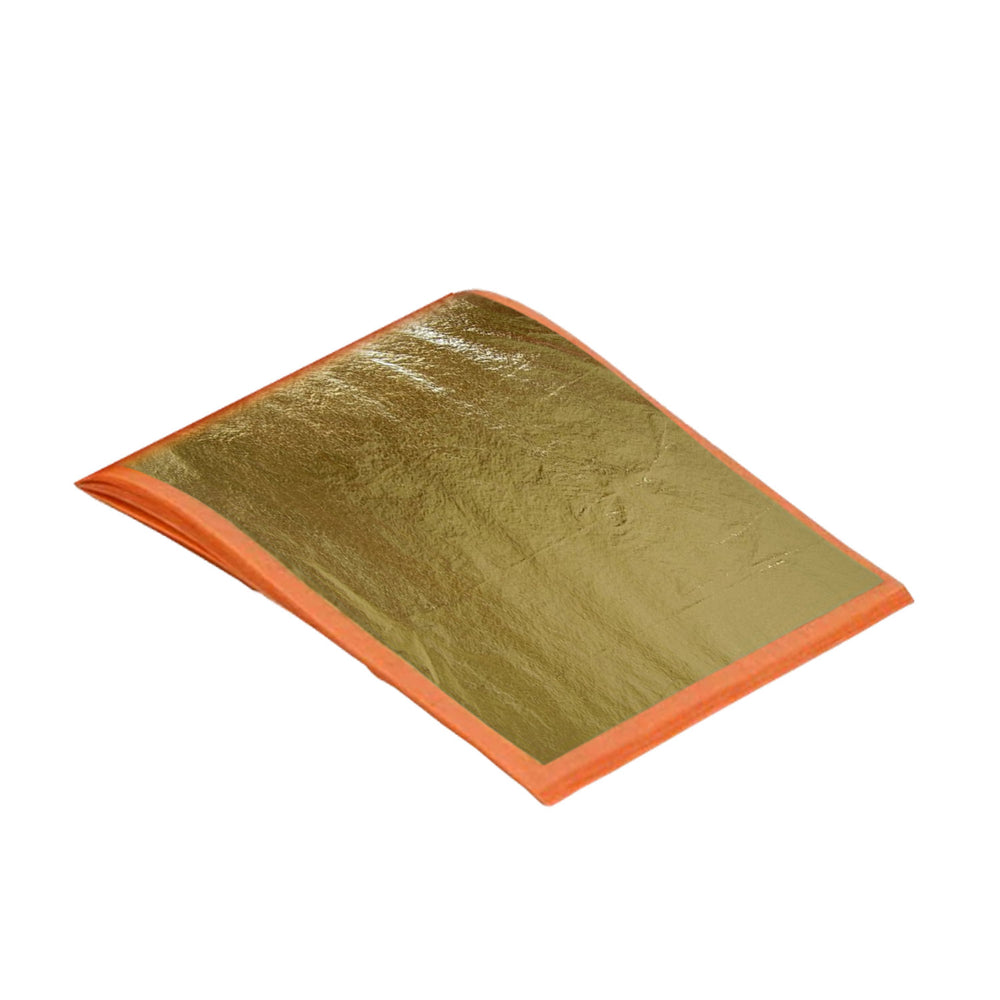 Dutch Gold Loose Leaf (Imitation Gold) 5-1/2 x 5-1/2 inches - 25 Pack
