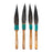 Set of 4 - Squirrel Hair Dagger Pinstriping & Touch-Up Brush