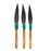 Set of 3 - Squirrel Hair Dagger Pinstriping & Touch-Up Brush
