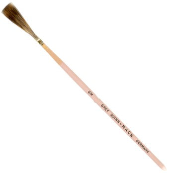 Size 6 - Quinn-Mack Grey Quill Brushes with Pink Lacquered Handle