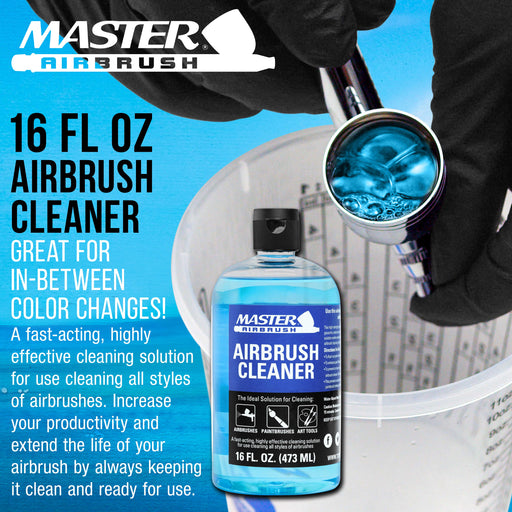 Airbrush Cleaning Kit Brush Cleaner Solution - Airbrush Clean Pot Glass  Cleaning Jar with Holder, Air Brush Cleaner and Thinner, 5pc Cleaning  Needles