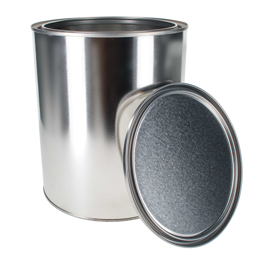 Master Elite Empty Gallon (128 Ounce) Paint Can with Lid (1 Pack) Unlined Metal Paint Can
