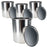 Master Elite Empty Gallon (128 Ounce) Paint Cans with Lids (4 Pack) Unlined Metal Paint Cans
