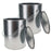 Master Elite Empty Lined Gallon (128 Ounce) Paint Cans with Lids and Bail Handle (2 Pack) Lined Metal Paint Cans