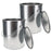 Master Elite Empty Gallon (128 Ounce) Paint Cans with Lids and Bail Handle (2 Pack) Unlined Metal Paint Cans