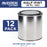 1/2 Pint Unlined Empty Metal Paint Can Bucket with Lids, Pack of 12 - Triple Tight Lid Seal, 8 fl. oz. Steel Coating Storage Container Tin - Store Oil-Based Paint, Art, DIY Crafts