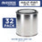 1/2 Pint Unlined Empty Metal Paint Can Bucket with Lids, Pack of 32 - Triple Tight Lid Seal, 8 fl. oz. Steel Coating Storage Container Tin - Store Oil-Based Paint, Art, DIY Crafts