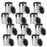 Master Elite Empty Pint (16 Ounce) Paint Cans with Lids (12 Pack) Unlined Metal Paint Cans