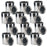 Master Elite Empty Quart (32 Ounce) Paint Cans with Lids (12 Pack) Unlined Metal Paint Cans