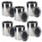Master Elite Empty Quart (32 Ounce) Paint Cans with Lids (6 Pack) Unlined Metal Paint Cans