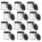 Master Elite Empty Quarter-Pint (4 Ounce) Paint Cans with Lids (12 Pack) Unlined Metal Paint Cans