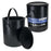 Master Elite 1 Gallon Empty Plastic Paint Can Bucket, Pack of 2 - Triple Lock Airtight Lid Seal, 128 fl. oz. All-Plastic Coating Storage Can, Handle