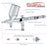 Master High Precision G45 Dual-Action Gravity Feed Airbrush, 02 mm Tip, Large 1/2 oz Cup, Air Control