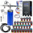 Master Airbrush Powerful Cordless Handheld Acrylic Paint Airbrushing System with 24 Primary Opaque Paint Colors, Reducer Cleaner Kit - 20 to 36 PSI