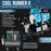 Cool Runner II Dual Fan Air Storage Tank Compressor System Kit, Master Elite Plus Elite Performance Airbrush Set, 6 Color Acrylic Paints