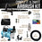 Cool Runner II Dual Fan Air Compressor System Kit with Master Elite Plus Ultimate Airbrush Set with 3 Tips 0.2, 0.3 and 0.5 mm, Case, Dual-Action