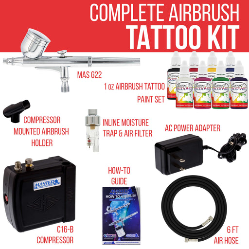 BASIC AIRBRUSH TATTOO KIT at Rs 11499/piece | Air Brush Tattoo Kits And Air  Brush Makeup Kit in Mumbai | ID: 2851737944555