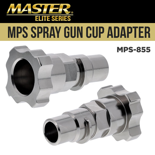 Master Paint System MPS Spray Gun Cup Adapter 855 - Converts Select Sata Spray Guns for Use with MPS Disposable Spray Gun Cup Liners & Lid System