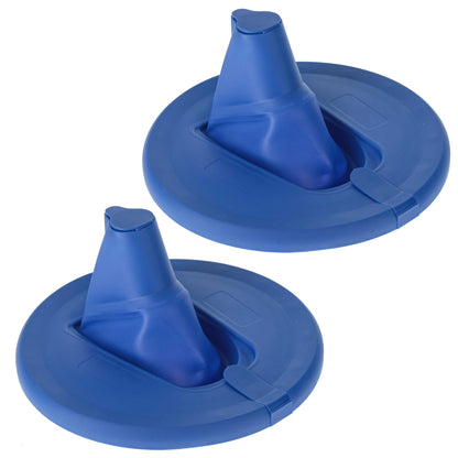 Paint Can Lid Cover and Pouring Spout for 1-Gallon Containers, 2 Pack - Secure Seal with Built-in Spout, Pour Paint Easy, Prevent Messes