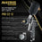 Performance PRO-22 HVLP Air Spray Paint Gun with 1.0mm Tip, 150ml Cup, Air Pressure Regulator Gauge - Air Paint Sprayer Gun for Cars, Painting Base & Clearcoats
