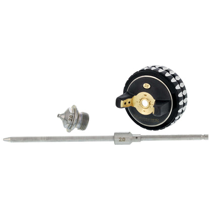 2.0 mm Needle, Fluid Nozzle and Air Cap Set Only - Fits PRO-33 High-Performance HVLP Spray Gun