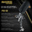 Performance PRO-88 HVLP Automotive Spray Paint Gun with 1.3mm Tip, 1L Cup, Regulator Gauge, MPS Adapter - Auto Paint Spray Gun for Automotive Basecoats, Clearcoats - Advanced Atomization