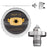 1.3 mm Needle, Fluid Nozzle and Air Cap Set Only - Fits a PRO-44 High Performance HVLP Spray Gun