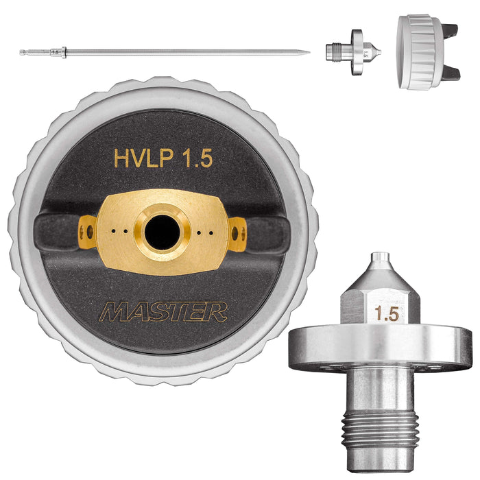 1.5 mm Needle, Fluid Nozzle and Air Cap Set Only - Fits a PRO-44 Series High Performance HVLP Spray Gun