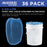 Master Elite 5 Gallon Paint & Liquid Strainer Filter Bag with Pure Blue Fine Nylon Mesh, Pack of 36 - Used in 5 Gallon Buckets