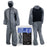 Master Elite Reusable Anti-Static Automotive Paint Suit (Large) - Breathable Protective Auto Spray Paint Coveralls with Hood & Mesh Back - Polyester Fabric, Comfortable Fit, Heat Regulating, Washable