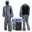 Master Elite Reusable Anti-Static Automotive Paint Suit (XXXL) - Breathable Protective Auto Spray Paint Coveralls with Hood & Mesh Back - Polyester Fabric, Comfortable Fit, Heat Regulating, Washable