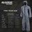 Master Elite Reusable Anti-Static Automotive Paint Suit (XXXL) - Breathable Protective Auto Spray Paint Coveralls with Hood & Mesh Back - Polyester Fabric, Comfortable Fit, Heat Regulating, Washable