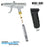 Master Performance SB80 Multi-Purpose Fixed Dual-Action Side Feed Pistol Trigger Airbrush, 0.3 mm Tip, 1/6 & 1/3 oz Cups