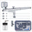 Master Elite SB844 Set Multi-Purpose Dual-Action Side Feed Airbrush with 3 Nozzle Sets (0.2, 0.3 & 0.5mm), Side & Siphon Cups