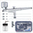SB84 Multi-Purpose Dual-Action Side Bowl Feed with 3 Nozzle Sets (0.2, 0.3 & 0.5mm Needles, Fluid Tips and Air Caps) - Airbrush Gun for Painting
