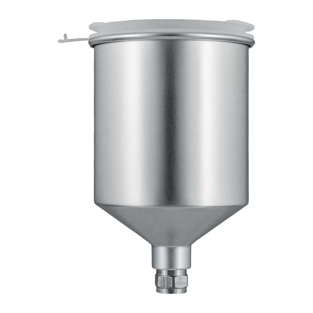 600 ml Aluminum Gravity Feed Spray Paint Gun Cup with a Drip-Free Plastic Push-On Lid - Cup Fits All PRO-44 Series HVLP Spray Guns
