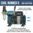 Master Airbrush Air Brush Kit with Air Compressor TC-320, 1/5 HP Cool Runner II Dual Fan with Regulator, Water Trap & Holder