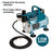 TC-40 - Cool Runner Professional High Performance Single-Piston Airbrush Air Compressor with 2 Holders, Regulator, Gauge, Water Trap Filter & Air Hose