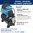 Master Airbrush 1/5 HP Super Cool Runner Dual Fan Tank Air Compressor Kit Model TC-426 - Professional Single-Piston, Regulator Water Trap, Holder