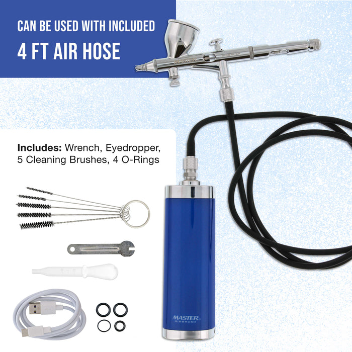 airbrush handpumpe Master Airbrush Powerful Cordless Handheld Multipurpose Airbrushing System Kit - 20 to 36 PSI, Rechargeable
