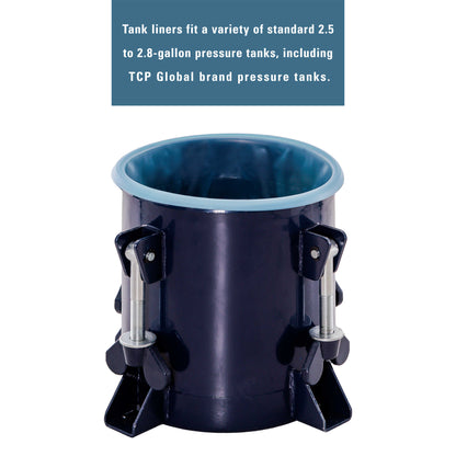 2.8 Gallon Paint Pressure Pot Tank Liners, Pack of 48 - Disposable Liners that Fit Most 2.5 to 2.8 Gallon Tanks,  Models