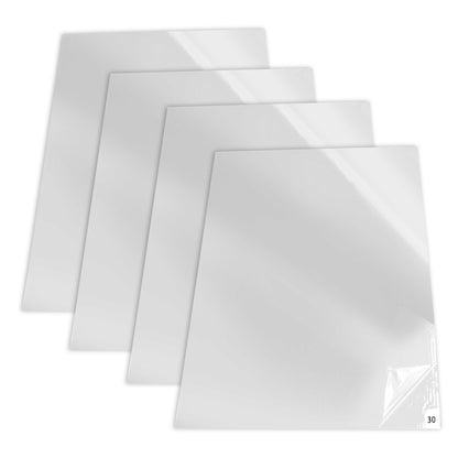 Sticky Tacky Adhesive Cleanroom Floor Mats, 24" x 36", 4 Packs of 30 White Sheets - Trap Debris, Laboratory, Spray Booth, Construction
