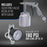 Master Elite Undercoating Spray Gun with Regulator, 25 oz Suction Feed Cup & 2 Flexible Extension Wands - Pneumatic Automotive Application Sprayer Undercoating Gun for Truck Bed Liner & Rust Proofing