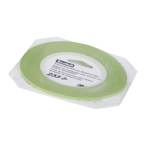 Scotch 233+ Performance Green Masking Tape, 3 mm. width x 55 m. (1 Roll)